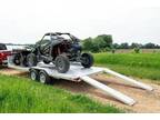 2025 Aluma wide body offroad trailer with drive over fenders