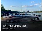 20 foot Triton 20X3 Pro