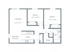 Columbia West Apartment Community - Library Lane - One Bedroom Plan 21A