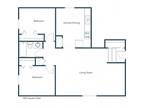 Sterling Pointe Apartment Community - Oakview Townhomes - Two Bedroom - Plan A