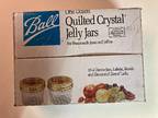 Ball Quilted Crystal 4 Oz. Jelly Jars