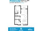 Podium Apartments - 1 Bedroom, 1 Bathroom + Den