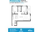 Podium Apartments - 2 Bedroom, 1 Bathroom