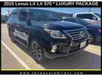 2015 Lexus LX 570 LUXURY PKG/DVD-2 TV/INTUITIVE PARK ASSIST-$10K OPT