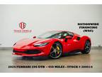 2024 Ferrari 296 GTB Coupe MSRP 459K, F. LIFT, CARBON FIBRE
