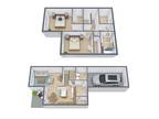 Urban Plains Apartment Community - Bluestem Townhomes - Two Bedroom Plan 215A