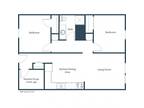 Park Place Apartment Community - Hazelwood Townhomes - Two Bedroom - Plan 21A