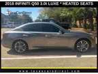 2018 INFINITI Q50 3.0t LUXE HEATED SEATS/CAMERA/SUNROOF/NAV-$5K OPTIONS