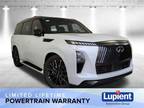 2025 Infiniti QX80 Black|White, 21 miles