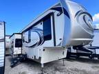 2018 Palomino Columbus Compass 298RLC Rear Living Triple Slide, Outside Kitchen