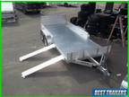 aluma 8116 SR 7 x 16 double atv trailer side load utv aluminum utility w sides