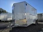 2024 E-Z Hauler 7x14 tandem axle cargo enclosed aluminum trailer