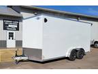 2025 MTI AMDLX 7.5x16 7'h Alum UTV SxS Enclosed Trailer w