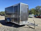 2024 E-Z Hauler 6x12 aingle axle cargo enclosed aluminum trailer