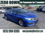 2018 Honda Civic Blue, 89K miles
