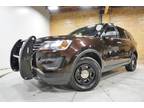 2018 Ford Explorer Police AWD Red/Blue Lightbar and LED Lights, Dual Partition