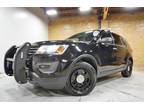 2019 Ford Explorer Police AWD Red/Blue Lightbar and LED Lights, Dual Partition