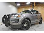 2017 Ford Explorer Police AWD Red/Blue Visor and LED Lights, Console