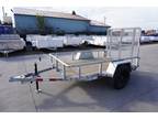 2024 Silver Mountain Trailers 5x8ft Galvanized Utility Trailer