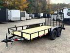 2025 Triple Crown Utility 76'X14TA 7000LBS TANDEM AXLE TRA
