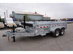 2025 Silver Mountain Trailers 83"x14ft Galvanized Dump Trailer