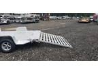 2025 Aluma MC210 double motorcycle aluminum trailer