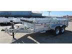 2024 Silver Mountain Trailers 83"x14ft Galvanized Dump Trailer