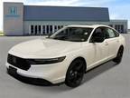 2025 Honda Accord Hybrid White, new