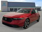 2025 Honda Accord Hybrid Red, new