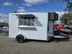 2025 Empire Cargo 6x12 Concession Trailer Finished Interior
