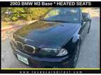 2003 BMW M3 Base CONVERTIBLE/6-SPEED MANUAL/HEATED SEATS