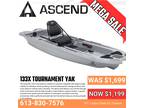2022 Ascend 133X Yak-Power Sit-On Kayak Boat for Sale