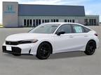 2025 Honda Civic White, new