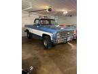 1980 Chevrolet K10 Blue|White