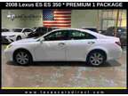 2008 Lexus ES 350 PREMIUM PLUS/HTD-COLD SEATS/CAMERA/NAV-$8K OPTIONS