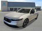 2025 Honda Accord Hybrid Silver, new