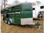 2025 Valley Trailers 16' Stock BP, Single Rear Door w/Slider, 6'6"x6'8"