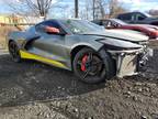 Salvage 2022 Chevrolet Corvette STINGRAY 2 LT for Sale
