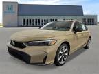 2025 Honda Civic Tan, new