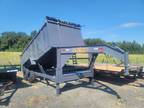2025 Down 2 Earth 7x16 7 ton dump trailer gooseneck 15 yard dumpster