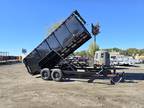2025 Down 2 Earth 7x16 48 high side 16k equipment dump trailer